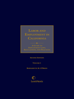 cover image of Labor and Employment in California